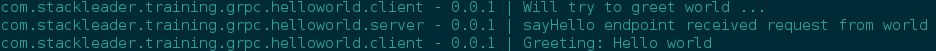 Log Output